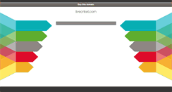 Desktop Screenshot of livecriket.com